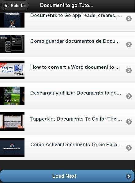 Documents To Go Tutorial...截图4