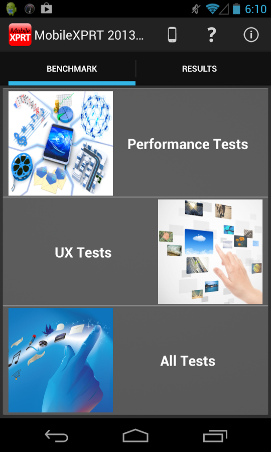 MobileXPRT UX tests截图2