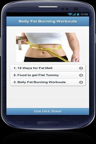 Belly Fat Burning Workouts截图1