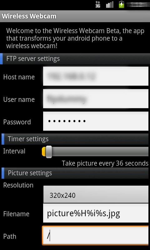 Wireless Webcam for Android截图3