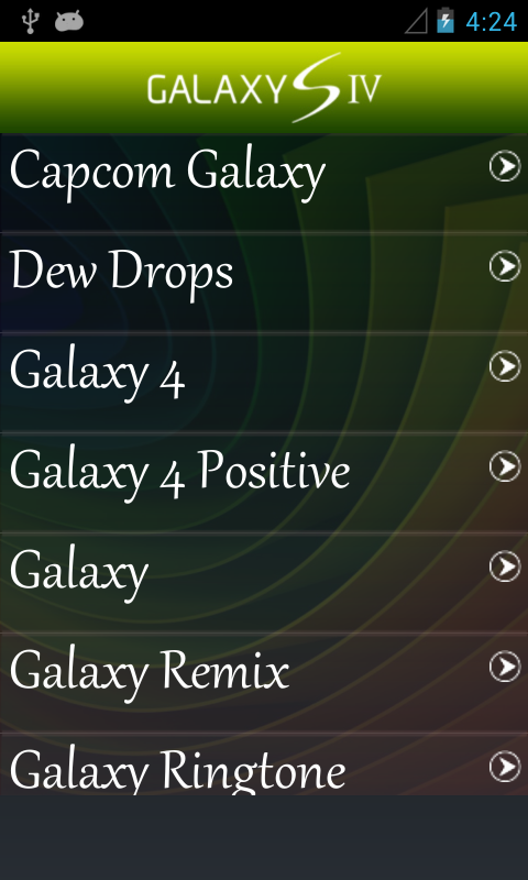 Samsung galaxy s4 ringtones截图1