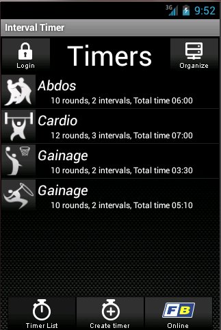 Interval Timer Fitnessbo...截图5