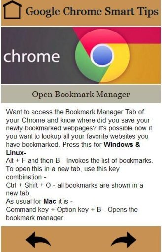 Google Chrome Smart Tips截图1