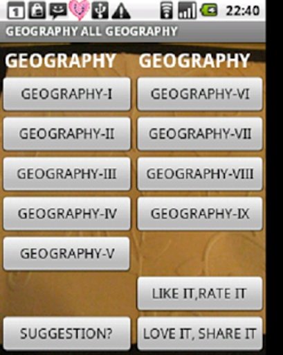 Geography: GK,World Map,Place截图5