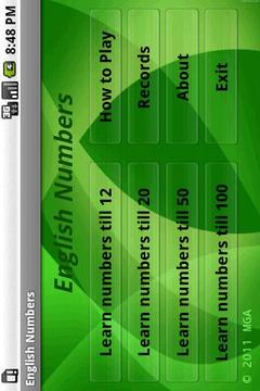 Learn English Numbers Free截图