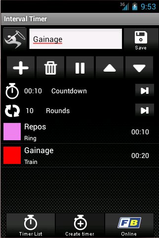 Interval Timer Fitnessbo...截图3