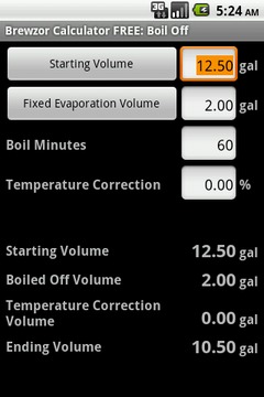 Brewzor计算器免费截图