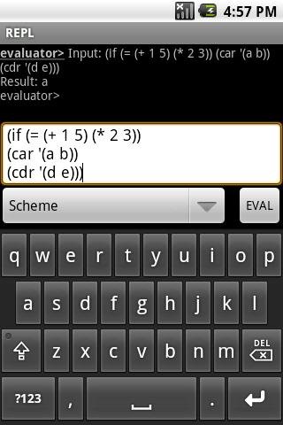 Scheme REPL Module截图1