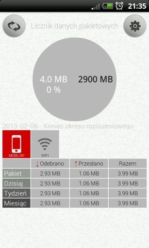 Licznik Danych 3G/Wi-fi截图8