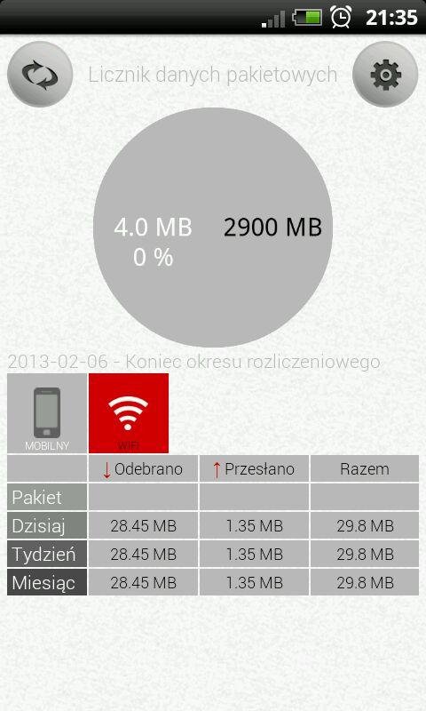 Licznik Danych 3G/Wi-fi截图3