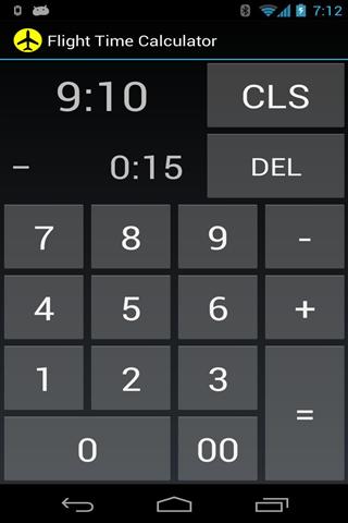 飞行时间计算器截图4