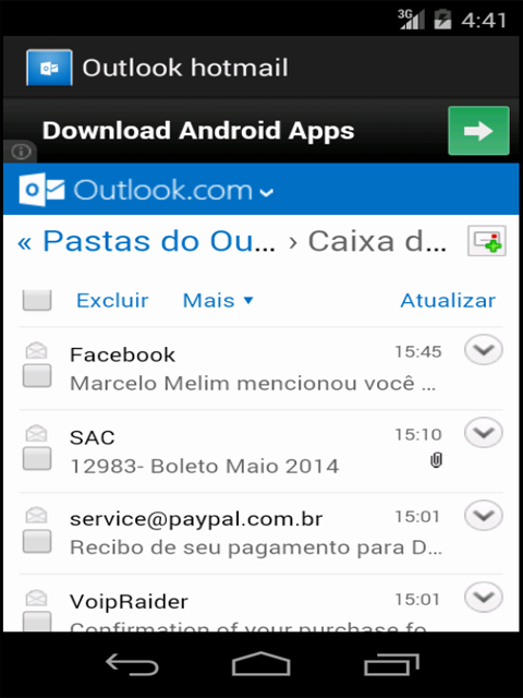 Outlook hotmail, Email Pro截图6