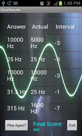 正弦波听力训练测验 Sine Wave Ear Training Quiz截图3