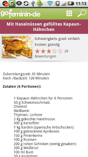 Kochen mit gofeminin截图5