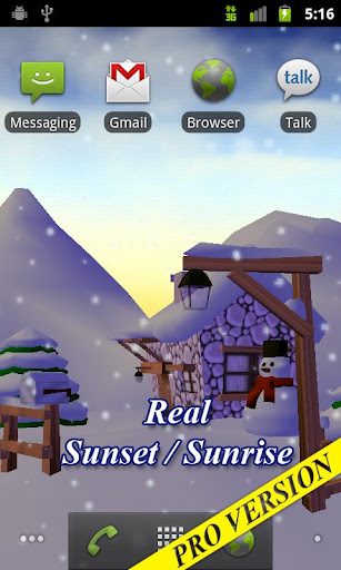 Winter 3D Free Live Wallpaper截图1