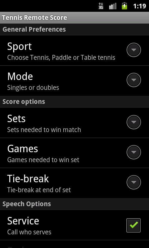 Tennis Remote Score Lite截图6