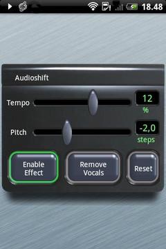 Audioshift Tempo+Pitch Free截图