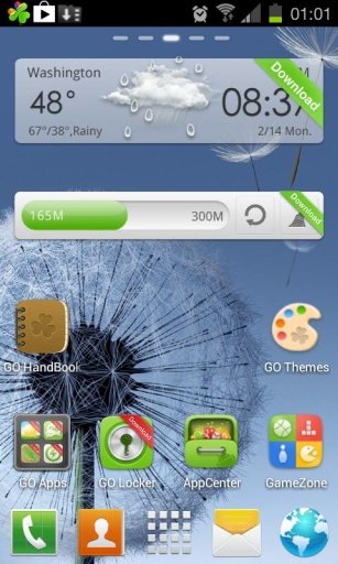 Go Galaxy S3 Theme Dandelion截图4