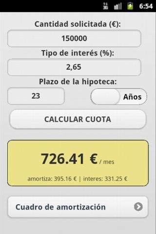 Calculadora Hipoteca截图5