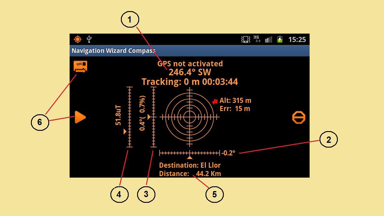 Compass Navigation Wizard Free截图3