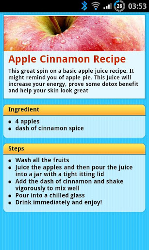 Healthy Juice Recipes Lite截图2