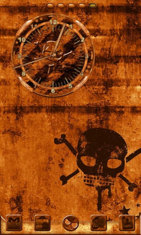 Industrial Grunge Clock截图1