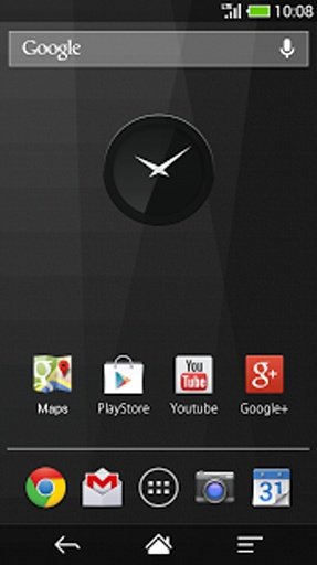 Glass clock widget B -Me Clock截图2