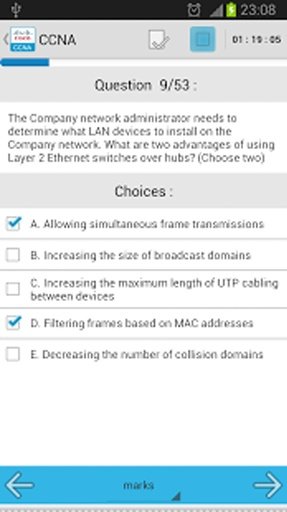 CCNA Quiz截图3