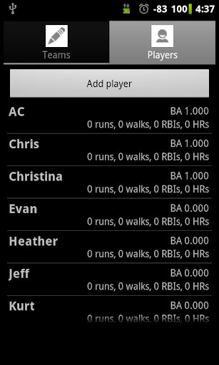 Softball Stats Pro截图3