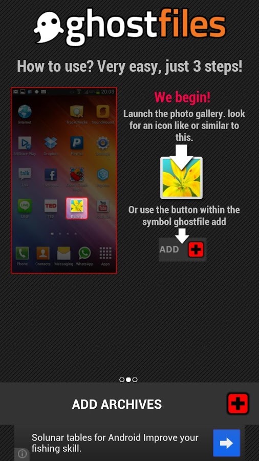 Hide pictures GhostFiles Vault截图4