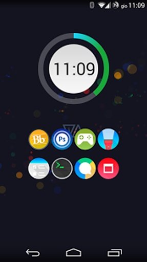 Aurora UI Zooper widget截图1