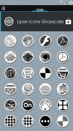 Lipse Icons Grayscale截图6