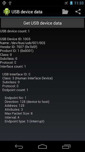 USB device data截图2