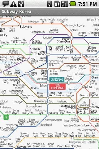 seoul subway map截图4