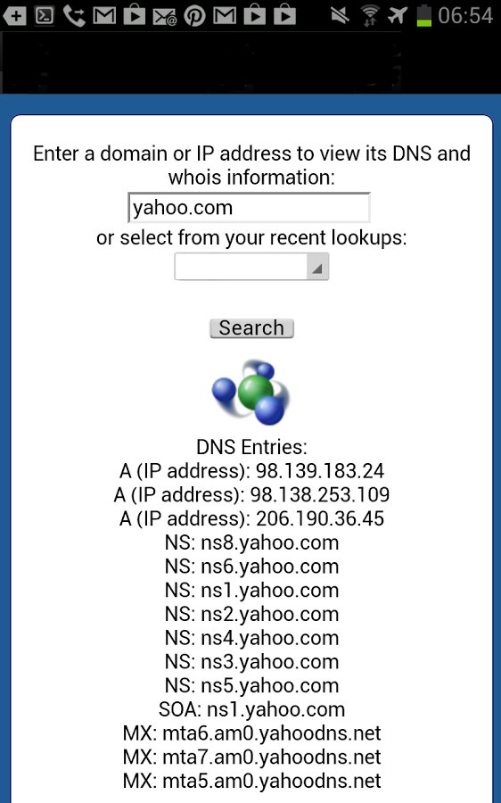 DNS Lookup and Whois截图4