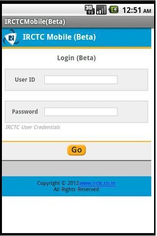 IRCTC Mobile Application截图2