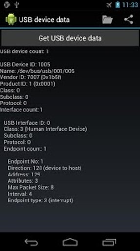 USB device data截图9