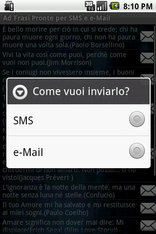 Le + belle frasi x SMS/Mail Ad截图1