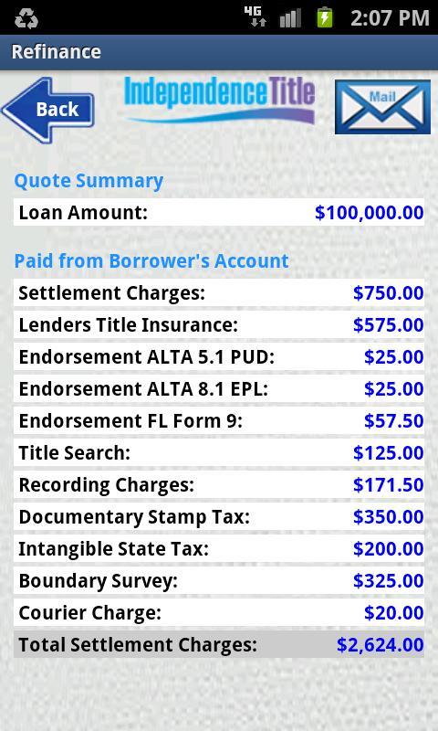 FL Closing Cost Calculator截图4