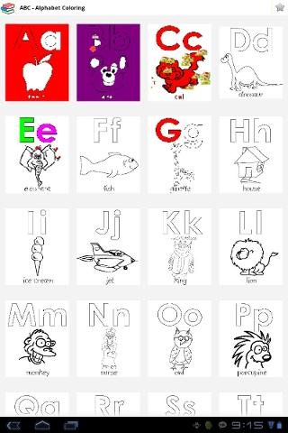 Kid Coloring - Abc, Number截图1