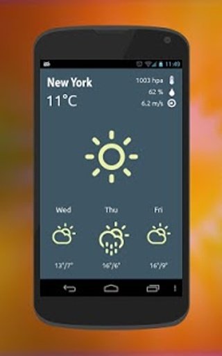 Weather App For Android截图2