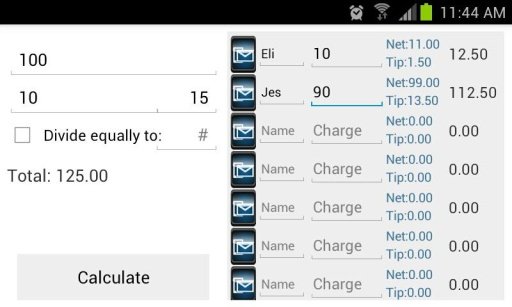 Bill Splitter and Tip Calc.截图6