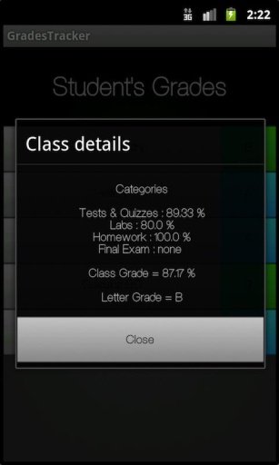 Grades Tracker截图1