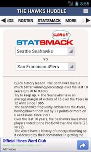 Seahawks by StatSheet截图10