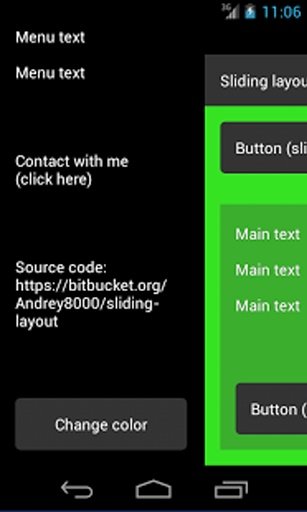 简单的滑动布局 Simple sliding layout截图9