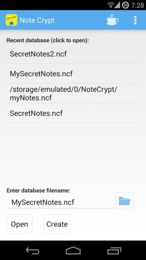 Note Crypt Safe with Password截图3