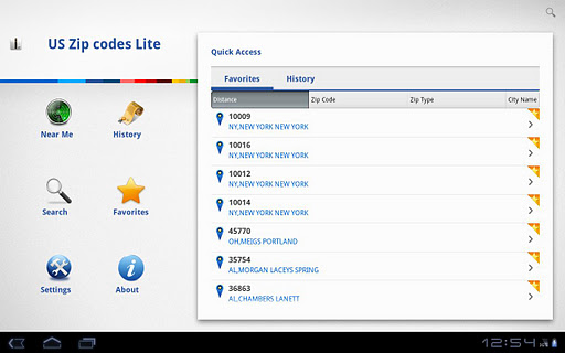 US Zip codes Lite截图4