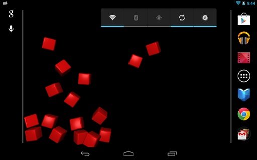 Bouncy 3D Cubes Live Wallpaper截图1