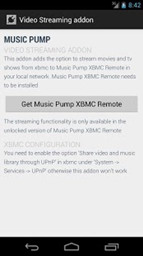 Music Pump Streaming Addon截图5