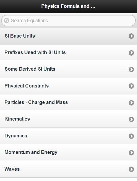 Physics Formula and Equations截图2